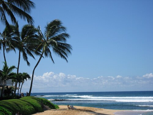 The beach at Kiahuna Plantation